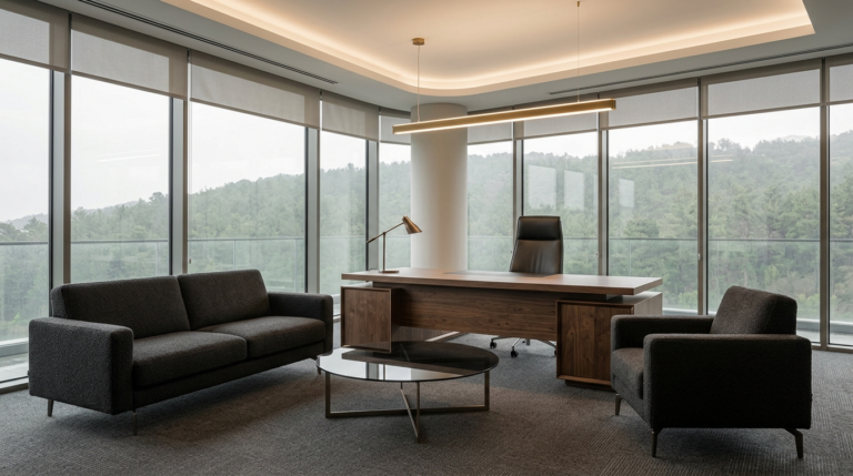 Yönetici ofisi mobilya projesi