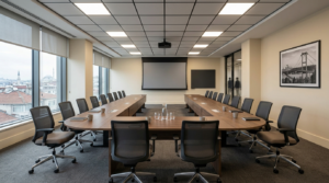 50 kişilik boardroom toplantı odası