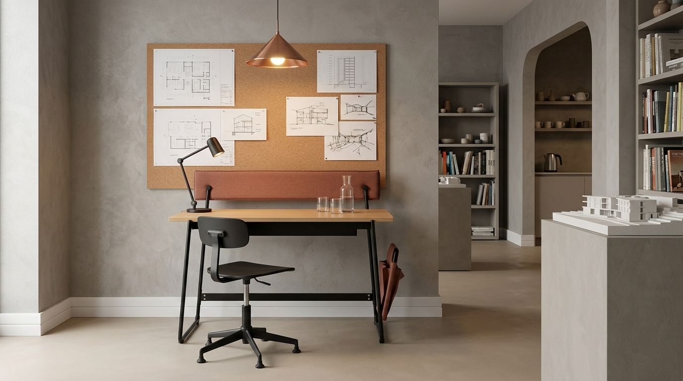 Mimari stüdyo çalışma alanı
