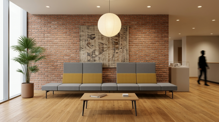 Resepsiyon ve bekleme lounge alanı